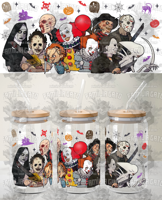 Halloween Horror Characters #14 UVDTF Wrap