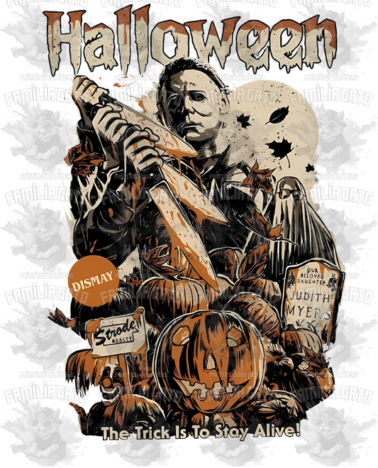 Halloween Horror Character DTF Transfer