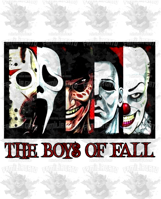 The Boys of Fall Halloween Horror Character DTF Transfer
