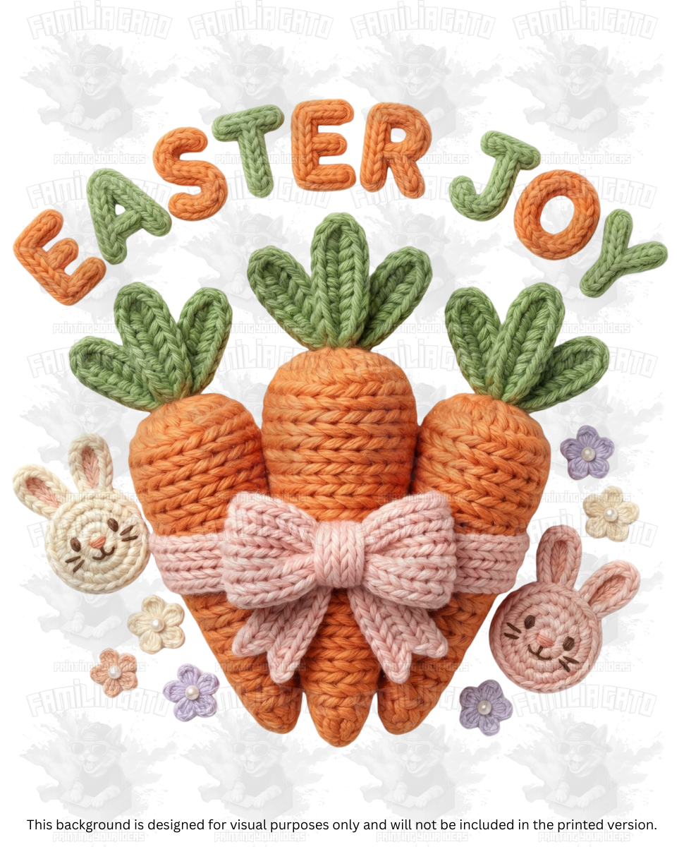 Easter Faux Yarn #15 DTF Transfer