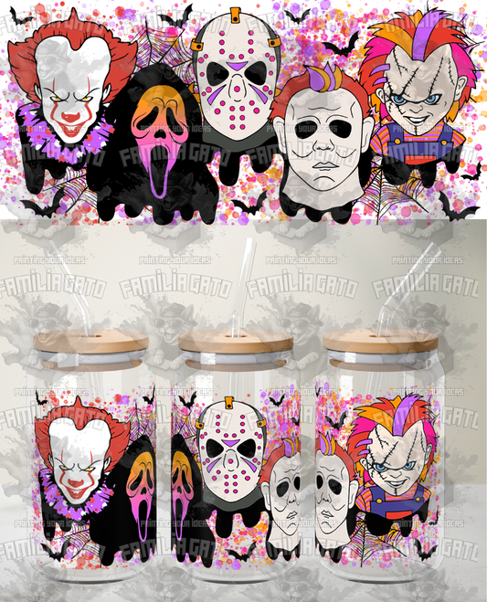 Halloween Horror Characters #15 UVDTF Wrap