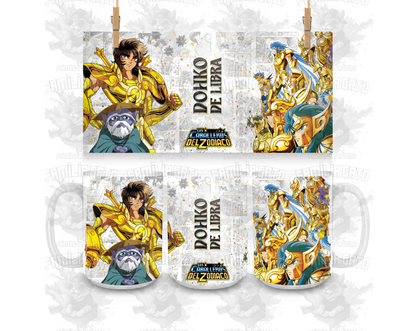 Caballeros del Zodiaco 11oz & 15oz Ceramic Mugs Tazas