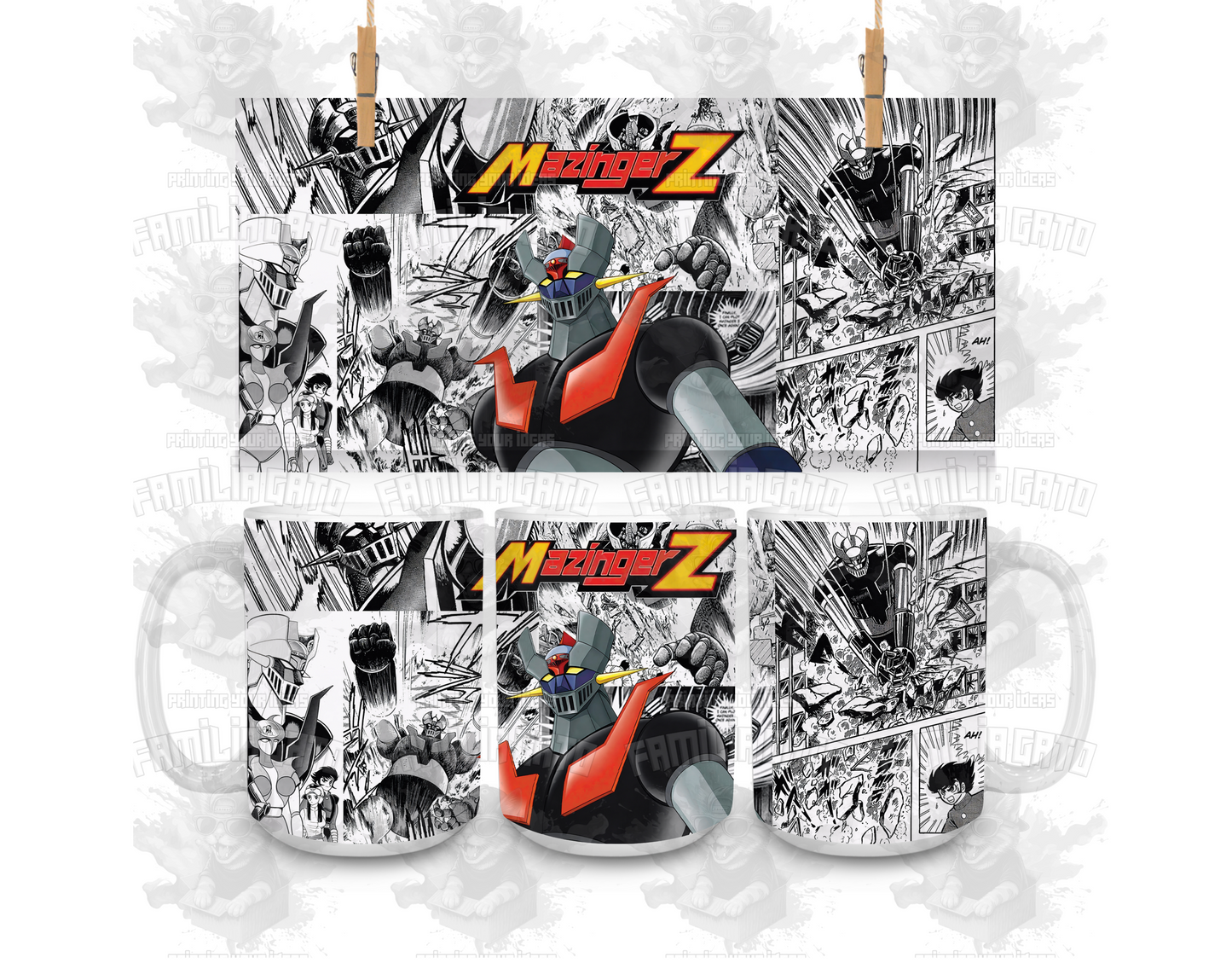 Mazinger Z 11oz & 15oz Mugs