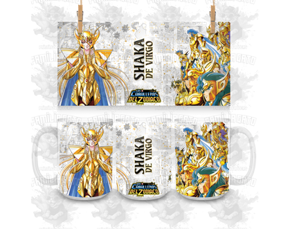 Caballeros del Zodiaco 11oz & 15oz Ceramic Mugs Tazas