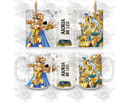 Caballeros del Zodiaco 11oz & 15oz Ceramic Mugs Tazas