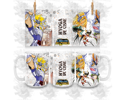 Caballeros del Zodiaco 11oz & 15oz Ceramic Mugs Tazas