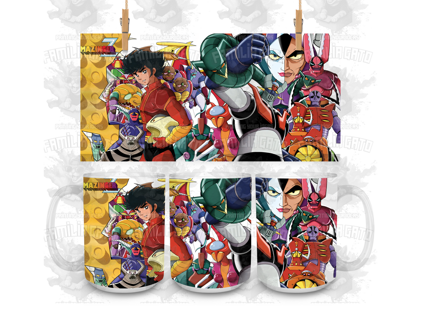 Mazinger Z 11oz & 15oz Mugs