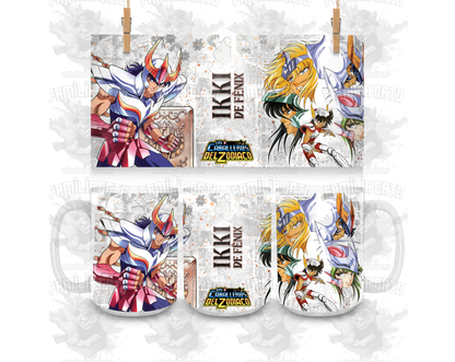 Caballeros del Zodiaco 11oz & 15oz Ceramic Mugs Tazas