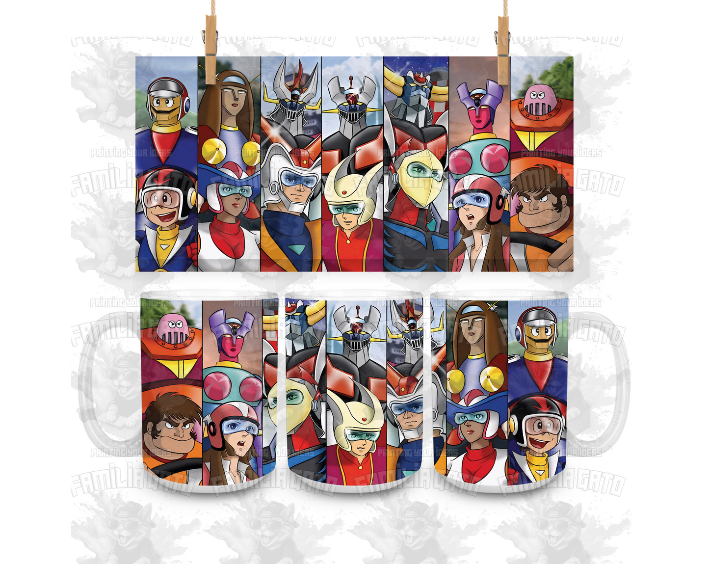 Mazinger Z 11oz & 15oz Mugs