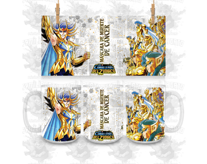 Caballeros del Zodiaco 11oz & 15oz Ceramic Mugs Tazas