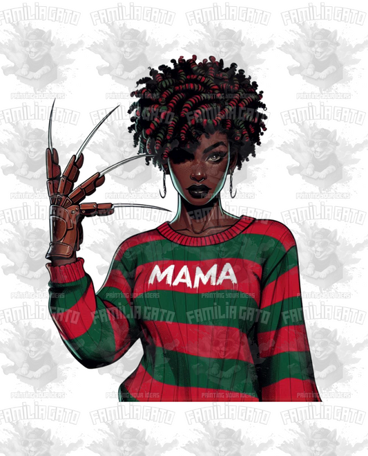 Halloween Horror Black Mama #17 DTF Transfer