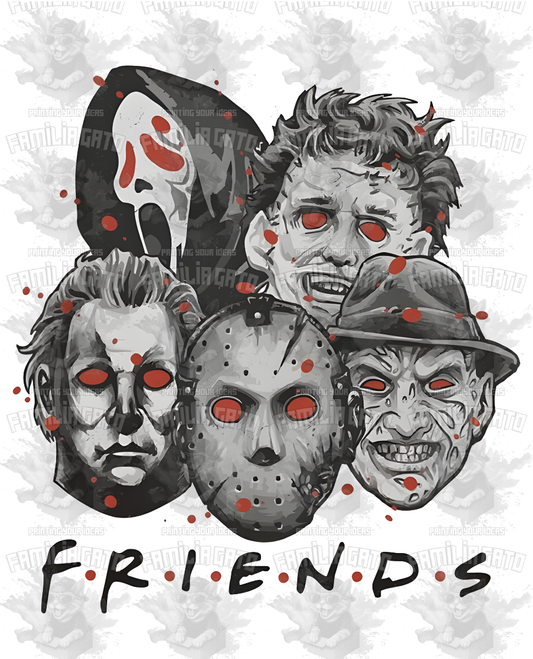 Horror Movie Character FRIENDS DTF Transfer