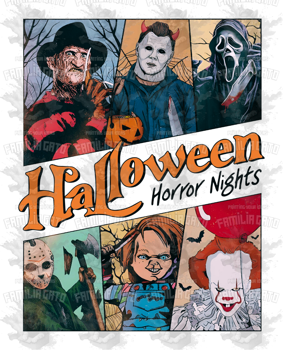 Horror Nights DTF Transfer