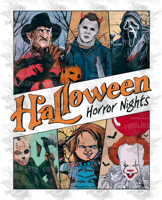 Horror Nights DTF Transfer