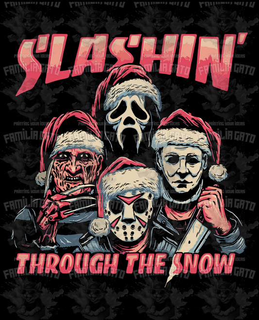Slashing Through the Snow #2 DTF Transfer