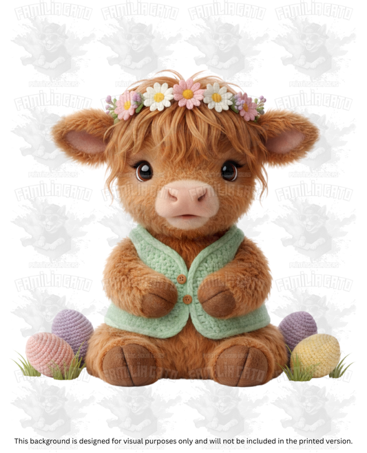Easter Faux Yarn #18 DTF Transfer