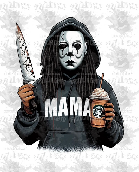 Halloween Horror Black Mama #19 DTF Transfer