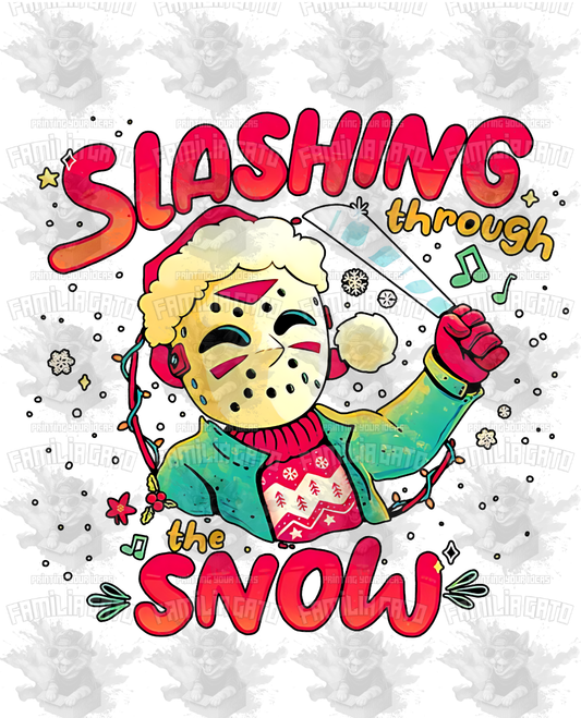 Slashing Through The Snow #3 DTF Transfer