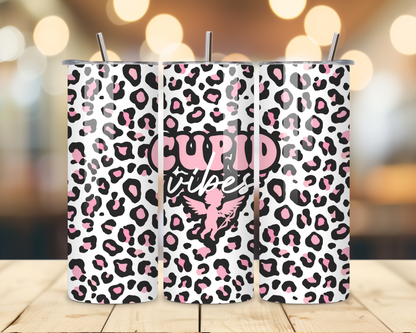 Valentine's Day - Cheetah Designs - 20 Oz Stainless Steel Tumbler