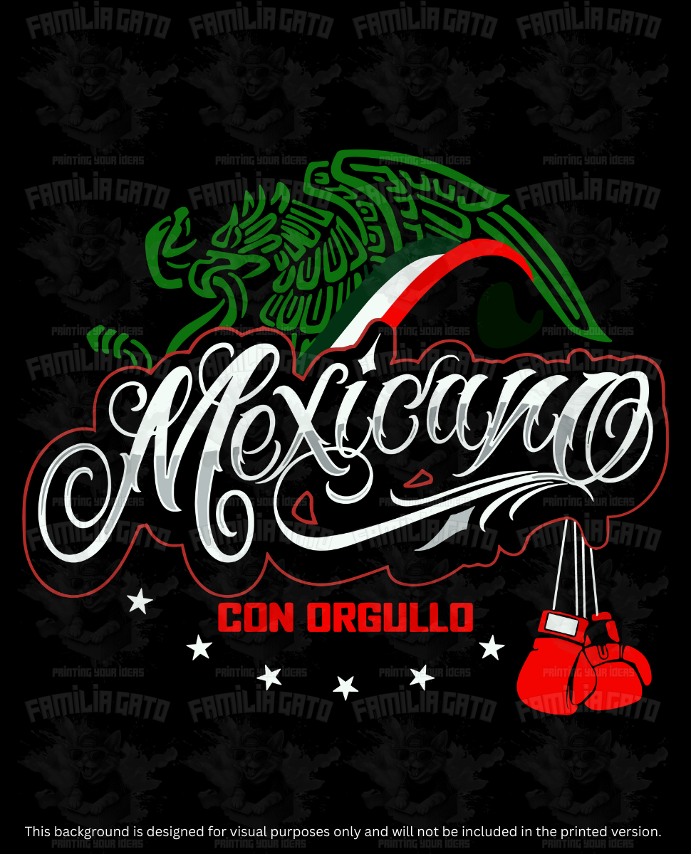 Mexican Con Orgullo DTF Transfer