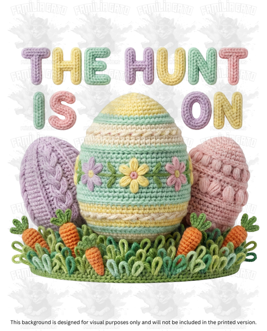Easter Faux Yarn #19 DTF Transfer
