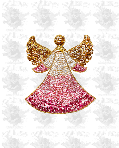 Faux Sequin Angel DTF Transfer
