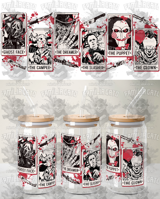 Halloween Horror Characters #1 UVDTF Wrap