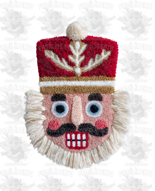 Faux Crochet Nutcracker DTF Transfer