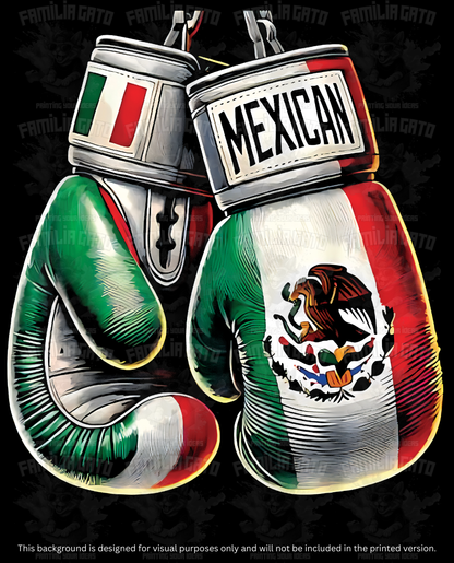 Mexican Boxing Gloves #1 DTF Transfer