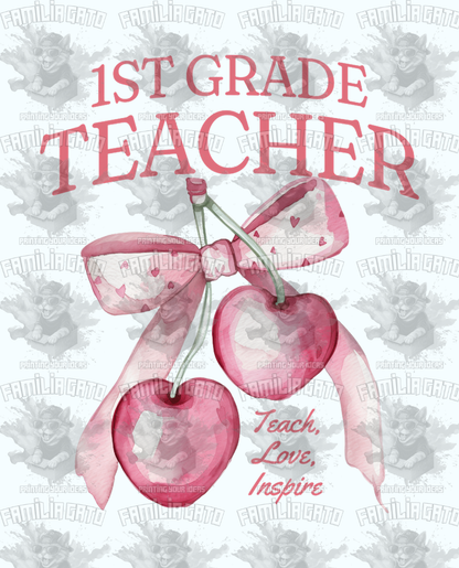 1st Grade Teacher DTF Transfer