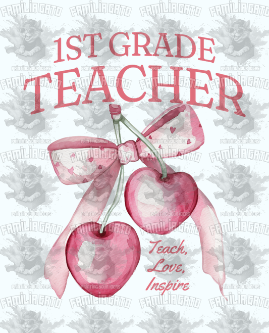 1st Grade Teacher DTF Transfer