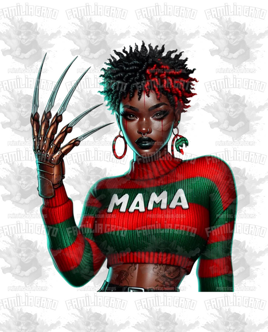 Halloween Horror Black Mama #20 DTF Transfer