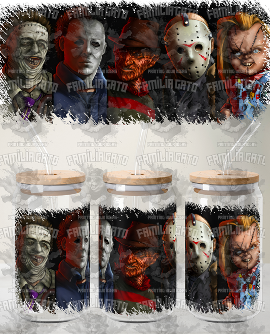 Halloween Horror Characters #20 UVDTF Wrap