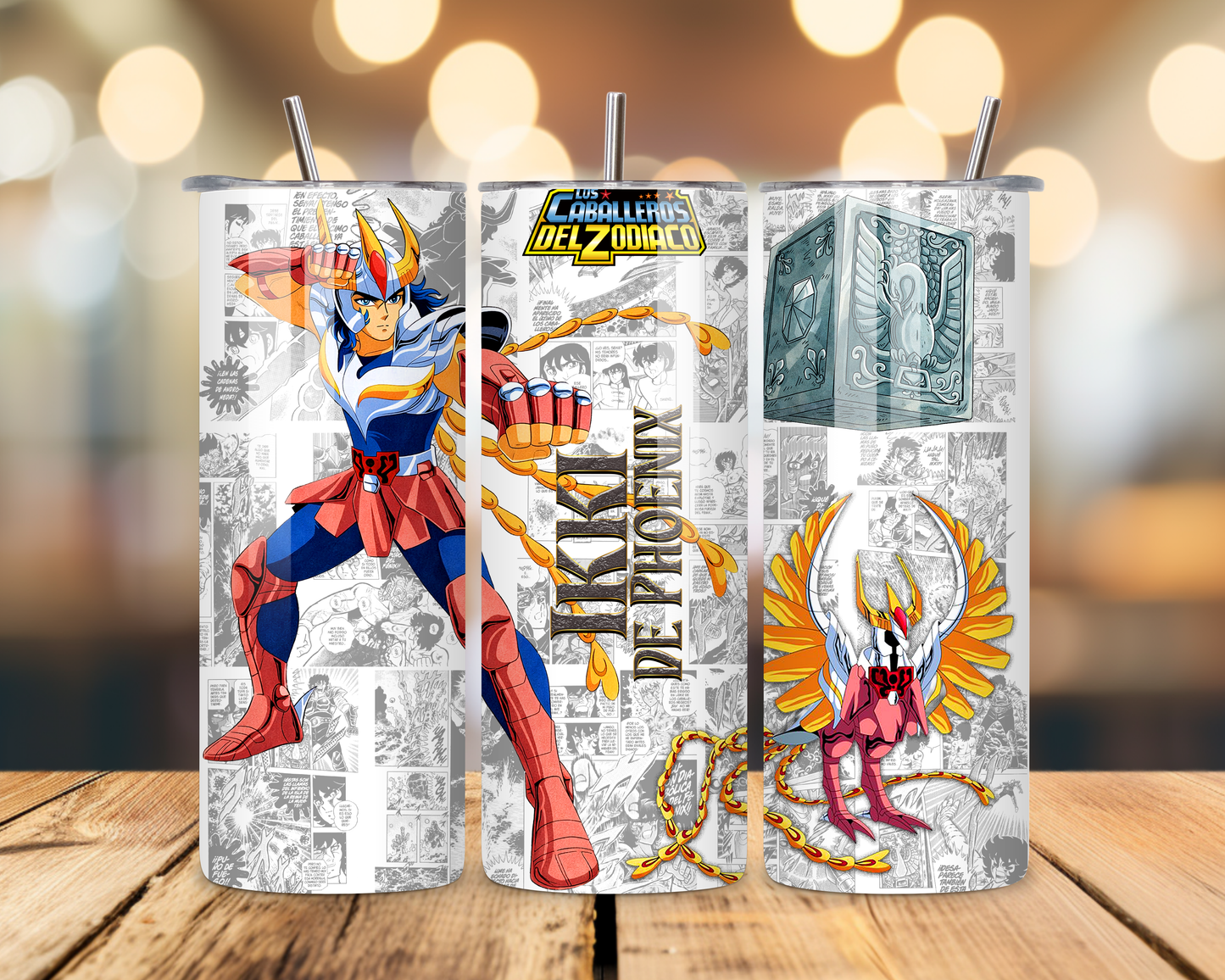 Caballeros del Zodiaco - Saint Seiya - 20 Oz Stainless Steel Tumbler