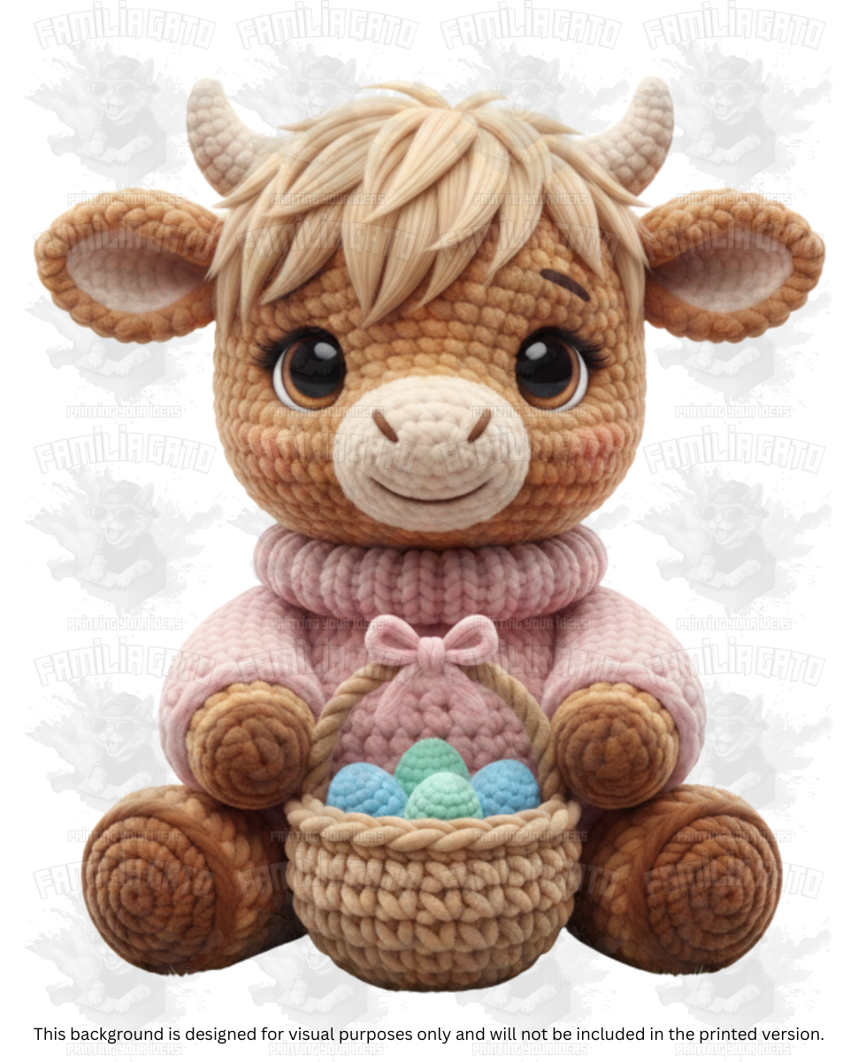 Easter Faux Yarn #20 DTF Transfer