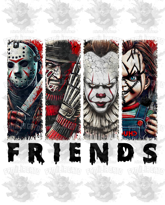 Halloween Horror Movie Characters FRIENDS DTF Transfer