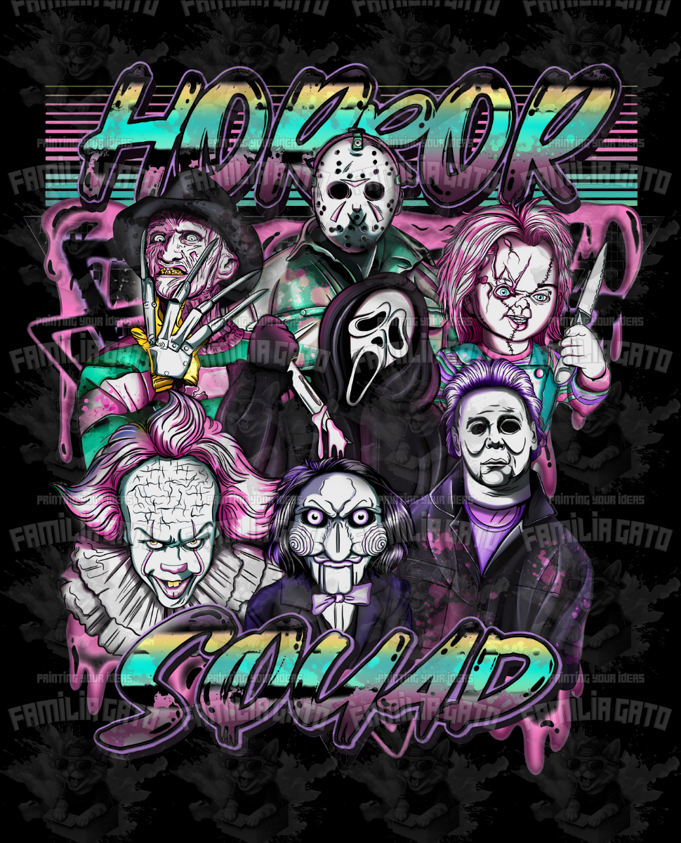Horror Squad DTF Transfer