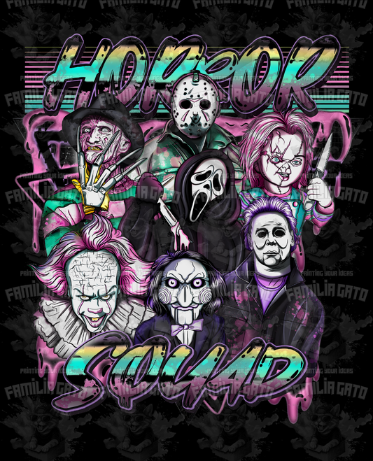 Horror Squad DTF Transfer