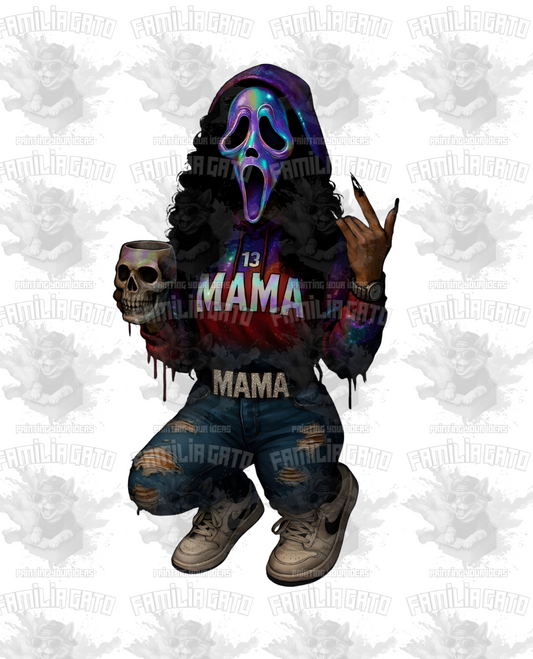 Halloween Horror Mama #23 DTF Transfer