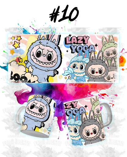 Labubu Sublimation Transfers for MUGS