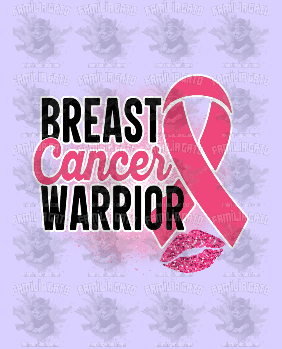 Breast cancer warrior #1 DTF Transfer