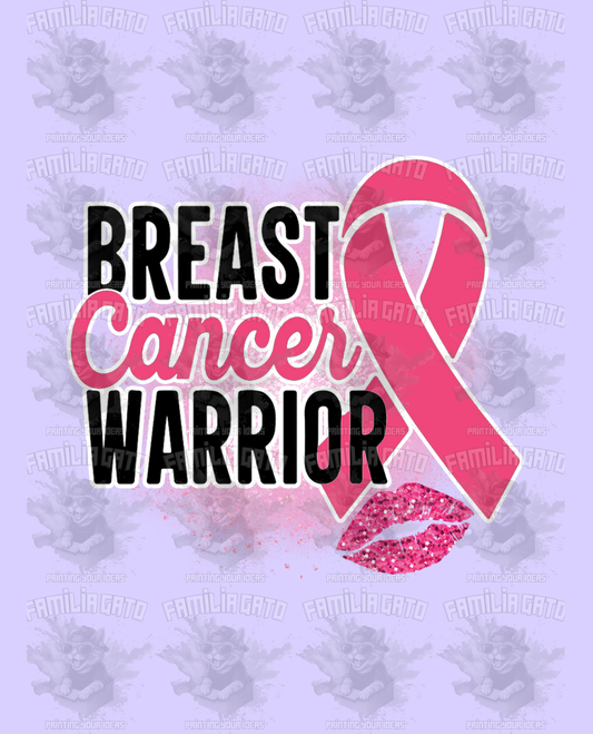 Breast cancer warrior #1 DTF Transfer