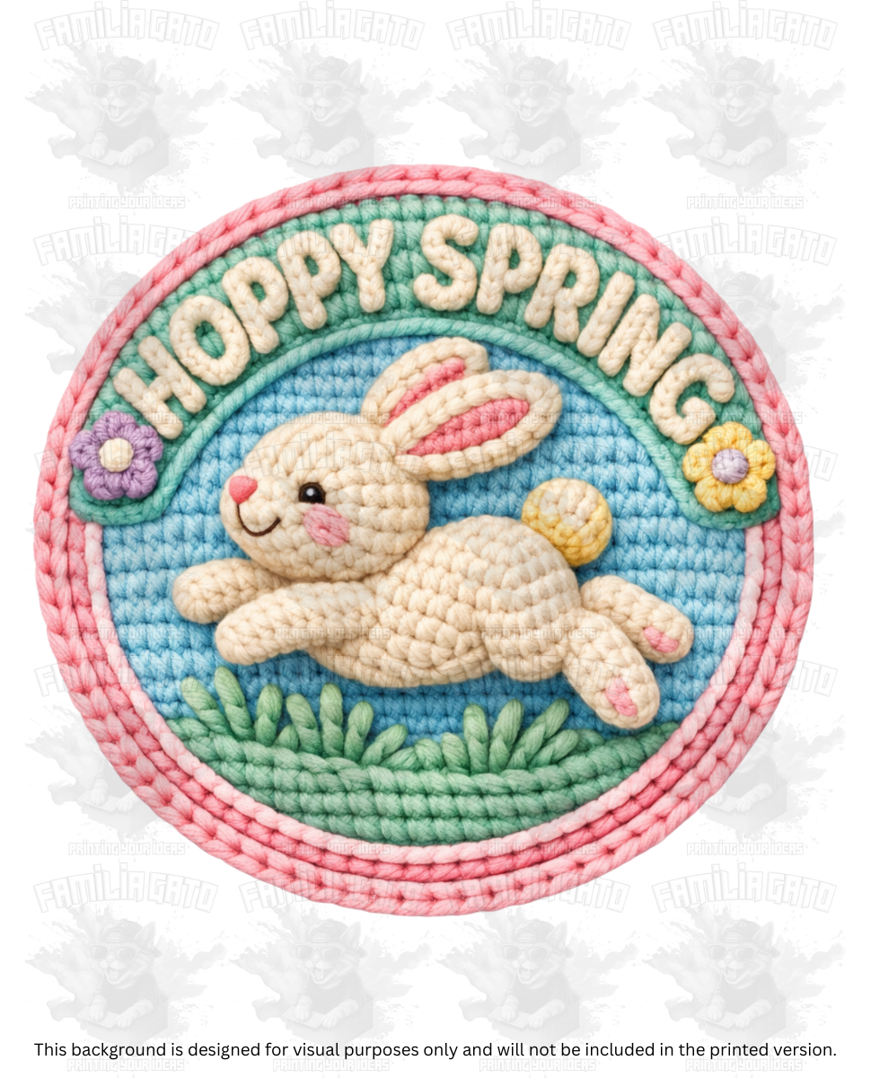 Easter Faux Yarn #23 DTF Transfer