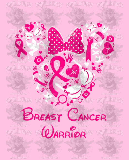 Breast cancer warrior #2 DTF Transfer