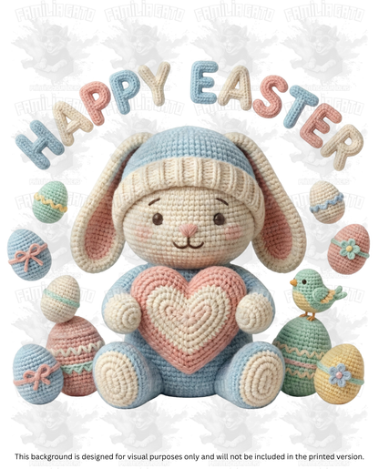 Easter Faux Yarn #24 DTF Transfer