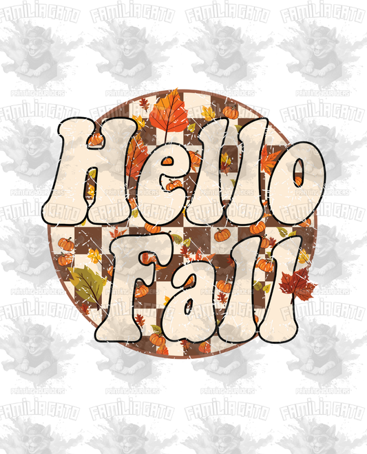 Fall - Hello Fall #1 DTF Transfer