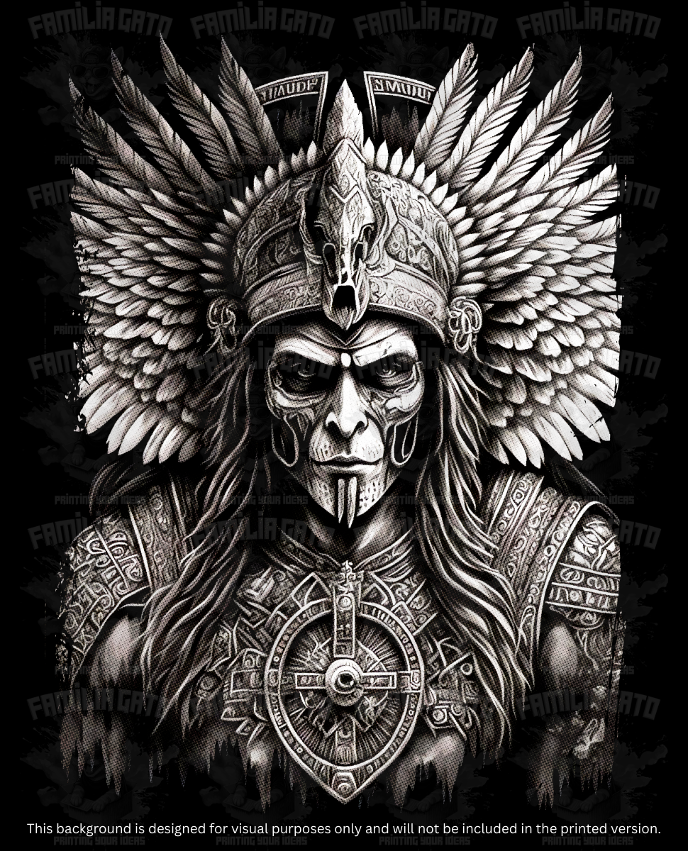 Aztec Warrior #3 DTF Transfer