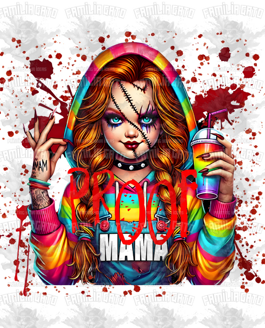Halloween Horror Mama #26 DTF Transfer