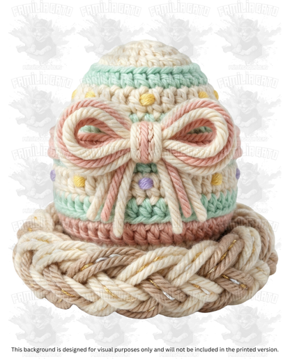 Easter Faux Yarn #26 DTF Transfer