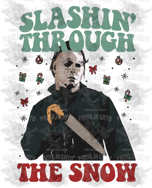 Slashing Through the Snow #5 DTF Transfer